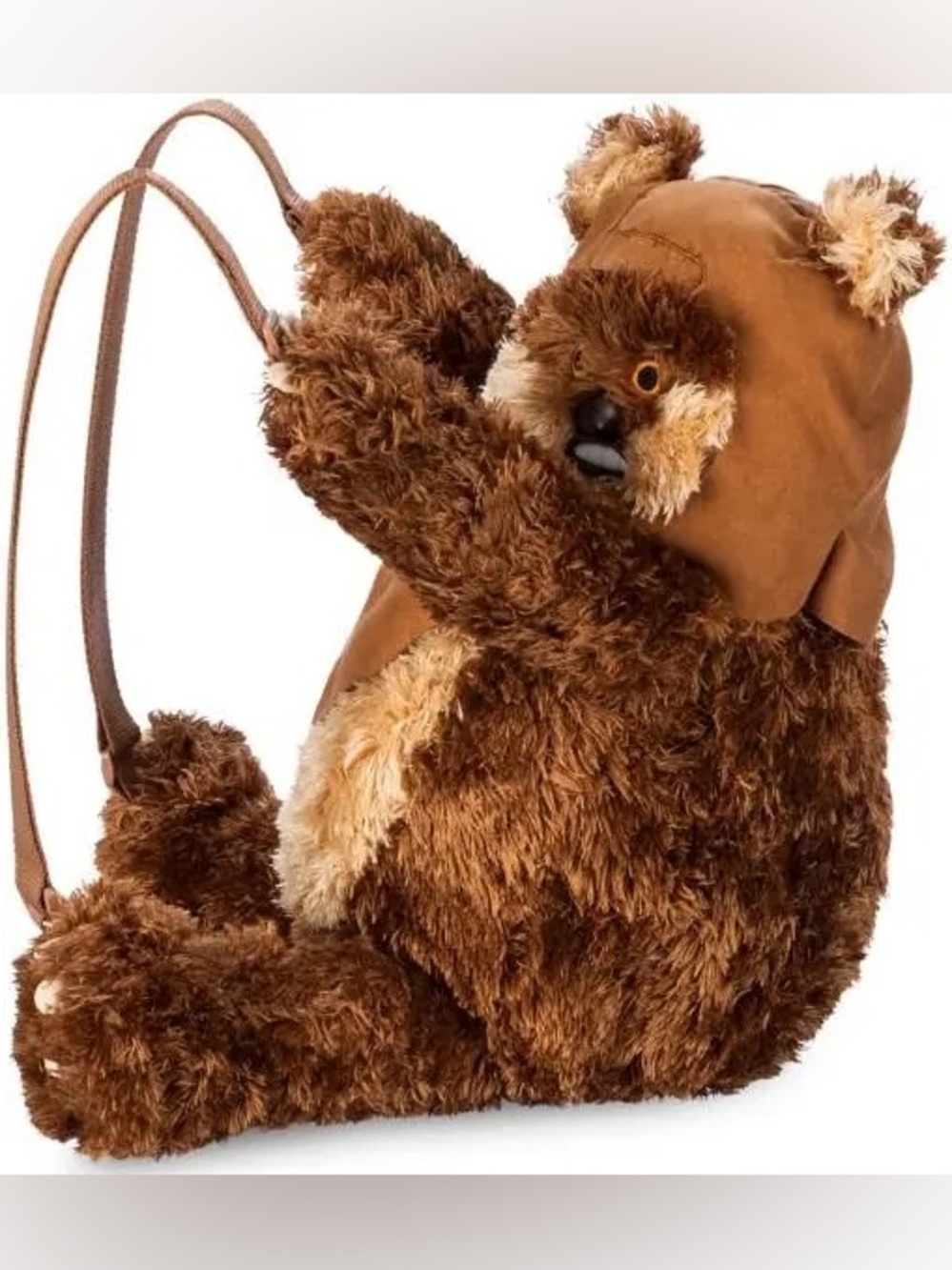 Disney Parks 2025 Star Wars Wicket the Ewok Plush Backpack - Picture 16 of 16